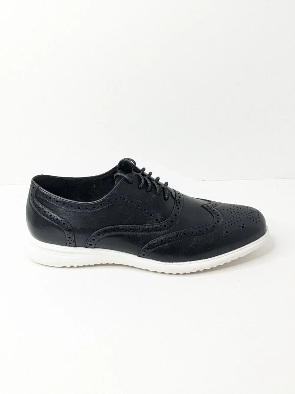 Kenneth Cole Unlisted Nio Wing Tip Oxfords Black Mens 11.5